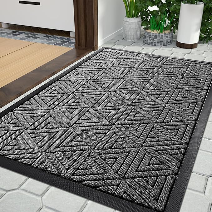 Yimobra Outdoor Mats for Front Door 29.5x17, All-Weather Waterproof Non-Slip by Yimobra