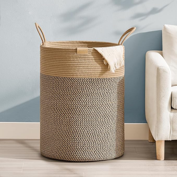 Laundry Hamper 95L, Large Laundry Basket by Nunsino
