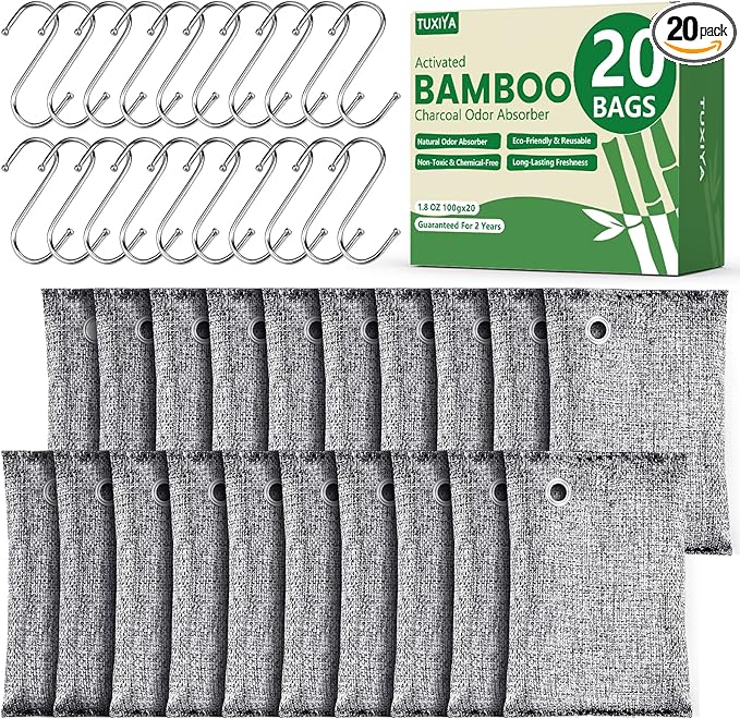 20Pack Activated Charcoal Odor Absorber, Odor Eliminator by Unknown