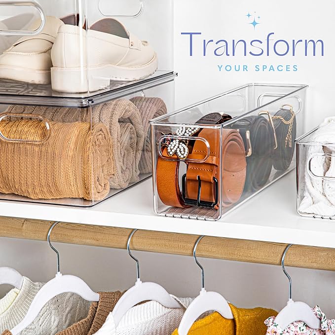 Plastic Food Storage Clear Container Bin - Image 2