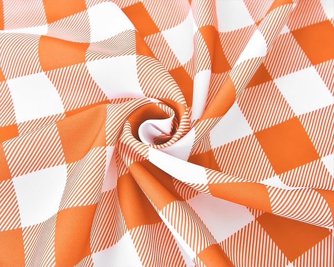 Waterproof Checkered Tablecloth Fabric - Image 2