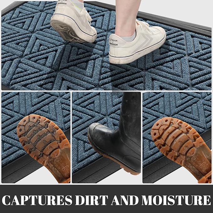 Yimobra Outdoor Mats for Front Door 29.5x17, All-Weather Waterproof Non-Slip - Image 6