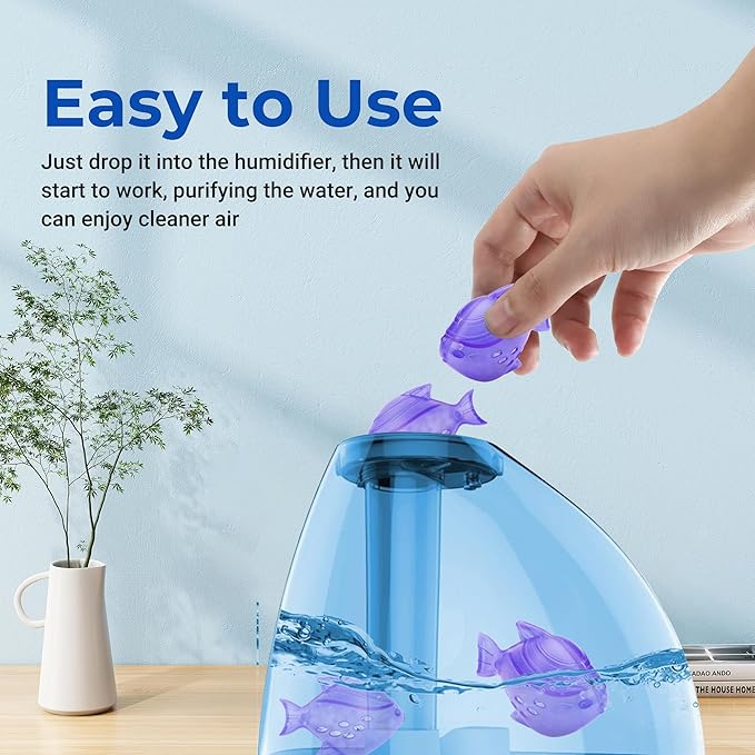 Funmit 6 Pack Universal Humidifier Cleaner Fish Compatible - Image 9