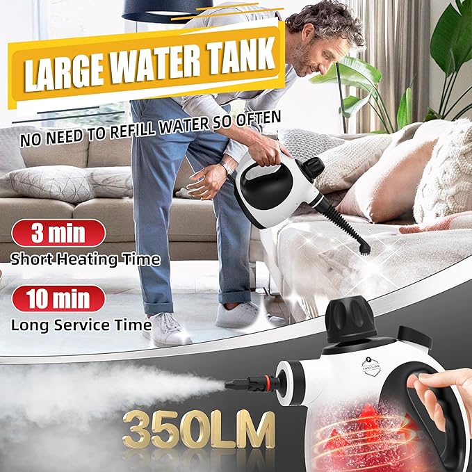 Pressurized Multi-Surface Handheld Steam Cleaner - Image 4