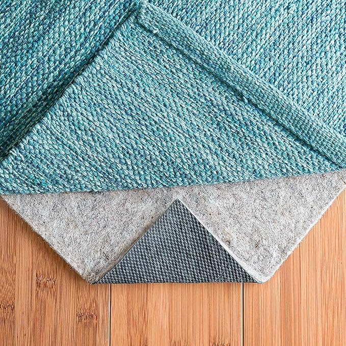 RUGPADUSA - Dual Surface - 4' Round - 1/4" Thick - Felt + Rubber - Non-Slip - Image 2