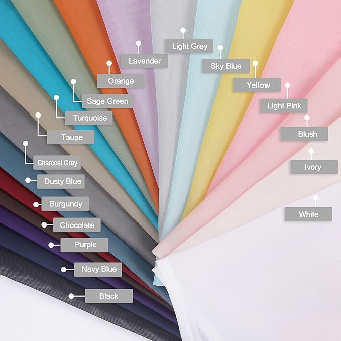 Chyhomenyc Sheer Taupe Valances - Image 3