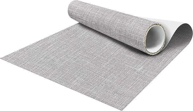 Fine Linen Fabric Patches, Self-Adhesive, 12x40 Inch, by ForABetterHomeLife
