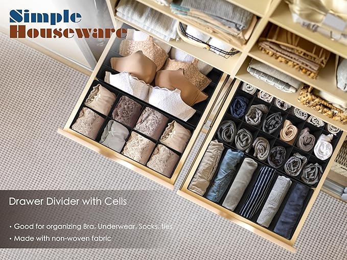 Simple Houseware 4-Pack Drawer Organizer Set - Image 6