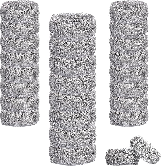 24 Pieces Stainless Steel Lint Traps by Norlitec
