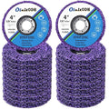 20 Pcs 4" x 5/8" Strip Discs Bulk, Paint Stripping and Rust Removal Wheels by Oleitodh