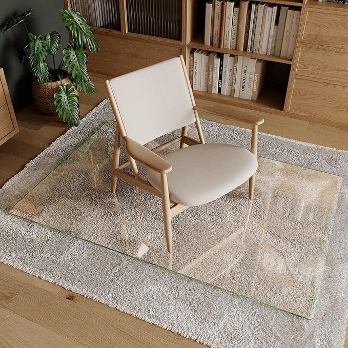 Koonmi Tempered Glass Chair Mat 36"x55" - Image 6