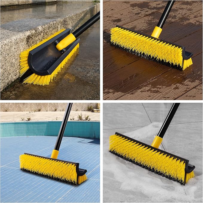 Yocada Double-Sided Floor Scrub Brush Triangle Brush Corner Crevice Cleaning - Image 6
