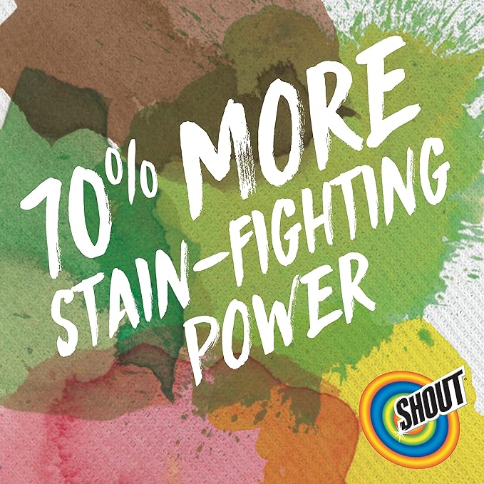 Shout Advanced Spray and Wash Laundry Stain Remover Gel, Best Shout Formula - Image 2