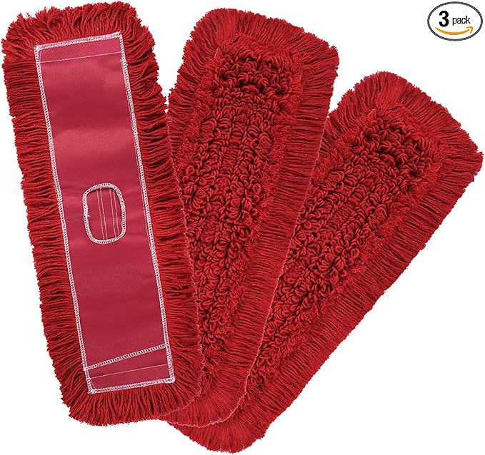 Matthew Cleaning 24'' Industrial Strength Cotton Dust Mop Refill Washable by MATTHEWCLEANINGPRODUCTS