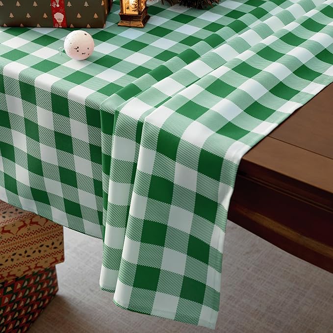 Classic Gingham Buffalo Tablecloth Fabric - Image 2
