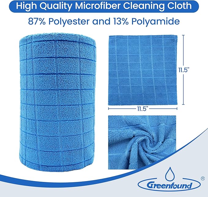 Greenfound Microfiber Cleaning Cloth Roll -80 Pack, Tear Away Towels - Image 4