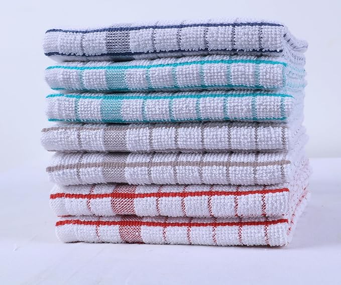 AMOUR INFINI Kitchen Dish Cloths Set of 8 - Image 4
