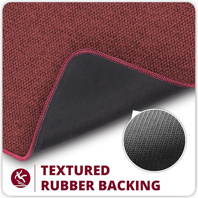 Bathroom Rugs Set 2 Pieces, Thin Bathroom Mats, Toilet Rugs, Quick Dry - Image 5