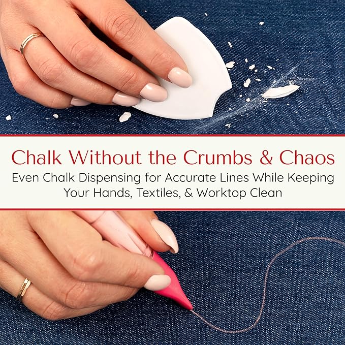 Fabric Markers for Sewing – Ergonomic Tailors Chalk Pen - Image 7