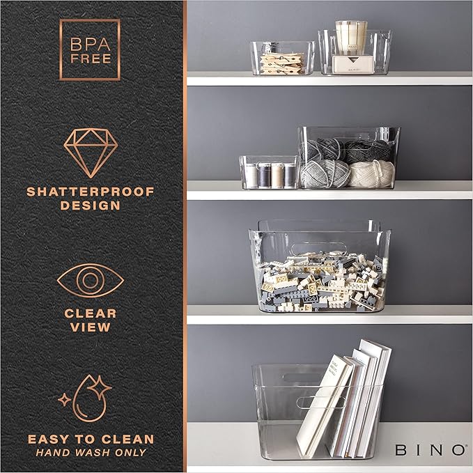 BINO | Plastic Organizer Bins, Large - Image 7