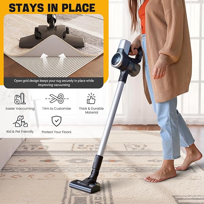 Non-Slip Rug Pad Gripper 5x8 Feet, Anti Skid Mat - Image 5
