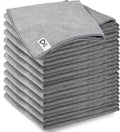 Microfiber Cleaning Cloth 12 Pack, 12.6 x 12.6 inch Microfiber Towels by INFICRIME