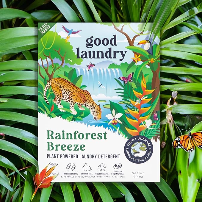 Good Laundry Rainforest Breeze Detergent Sheets, Scent Booster, & Dryer Sheet - Image 2