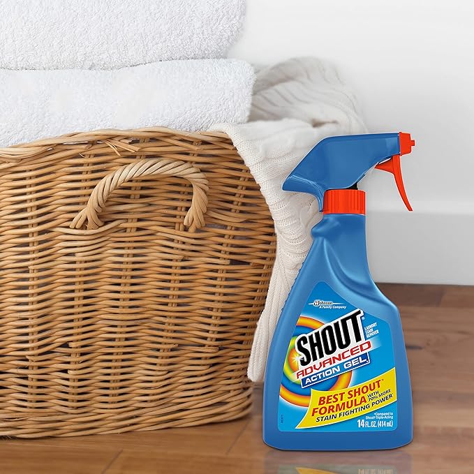 Shout Advanced Spray and Wash Laundry Stain Remover Gel, Best Shout Formula - Image 7