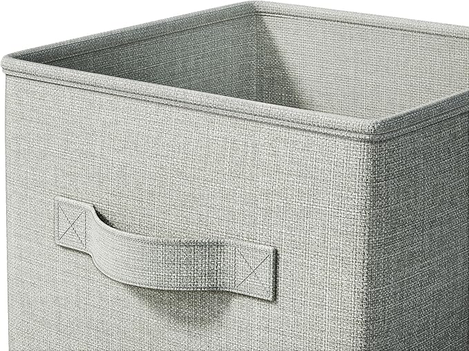 4 Pack Foldable Fabric Closet Storage Bins, 11Inch Organizer Cubes - Image 6