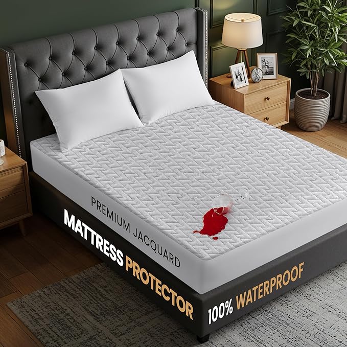 Utopia Bedding Waterproof Mattress Protector Full Size, Premium 3D Air Soft - Image 2