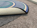 Hold-a-Rug Plush 5' Round Nonskid, Nonslip Rug Pad, Reversible Gripper by Hold-a-Rug