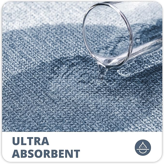 Bath Mat, Ultra Thin Bathroom Runner Rugs, Large Bath Mats - Image 3