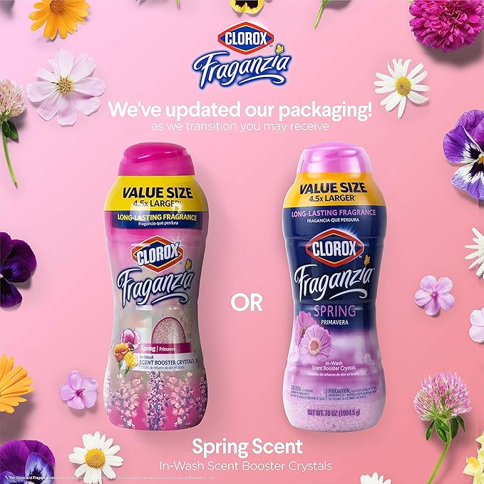 Clorox Fraganzia Laundry Scent Booster Crystals in Spring Scent - Image 2