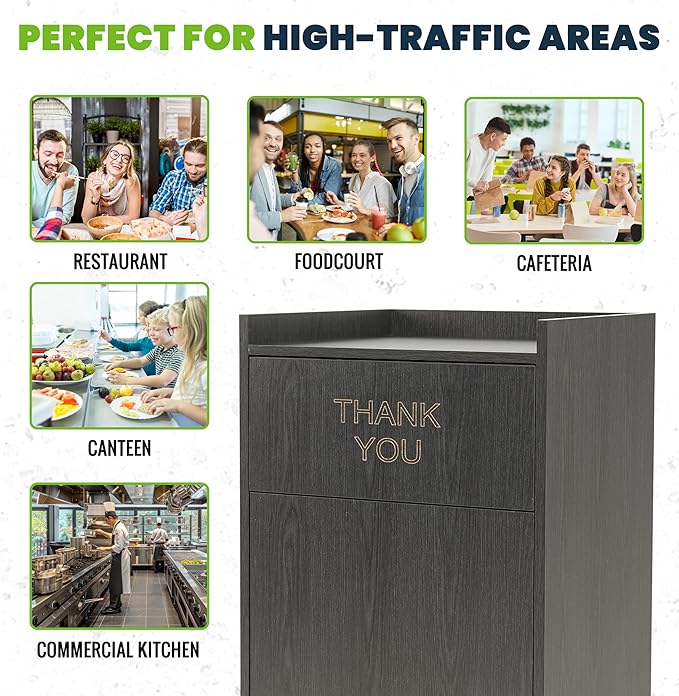Alpine Restaurant Trash Can Cabinet - Image 9