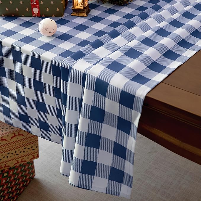 Classic Gingham Buffalo Tablecloth Fabric - Image 2