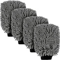 Car Wash Mitt Microfiber, Premium Chenille Microfiber Wash Car Mitts Sponge by Unknown