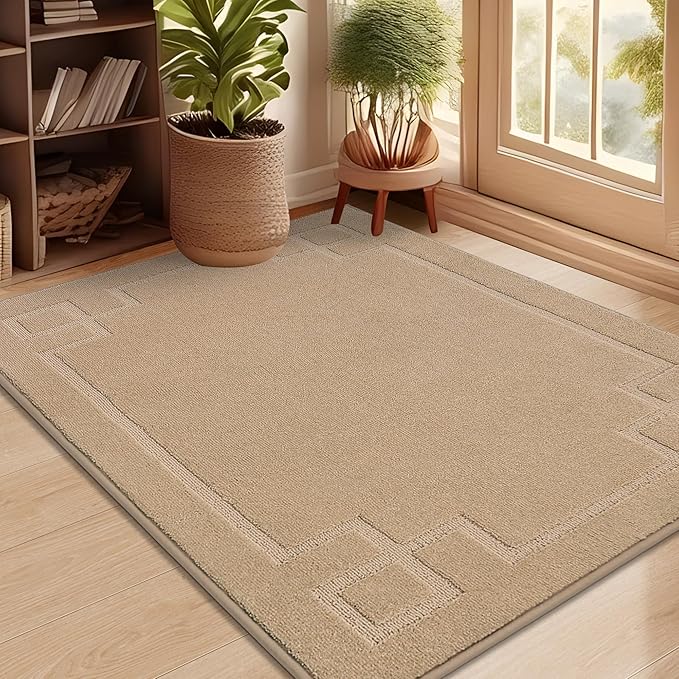BEQHAUSE Door Mat 32" x 48", Non-Slip Door Mats Indoor Entryway Rugs Washable by BEQHAUSE