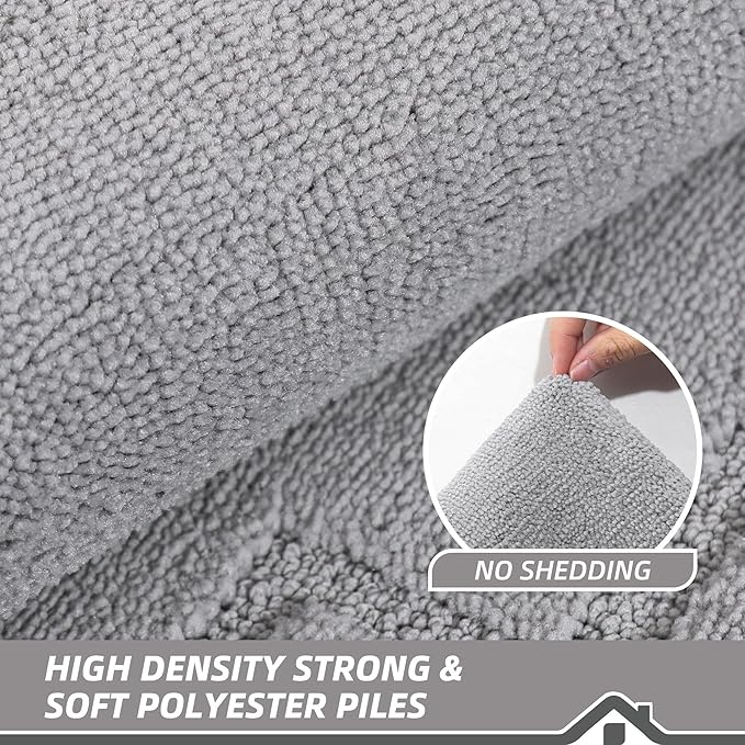 BEQHAUSE Door Mat 20" x 32", Non-Slip Door Mats Indoor Entryway Rugs Washable - Image 6