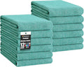 Homaxy Premium Kitchen Towels, Large Cotton Kitchen Hand Towels, Flat and Terry by Homaxy