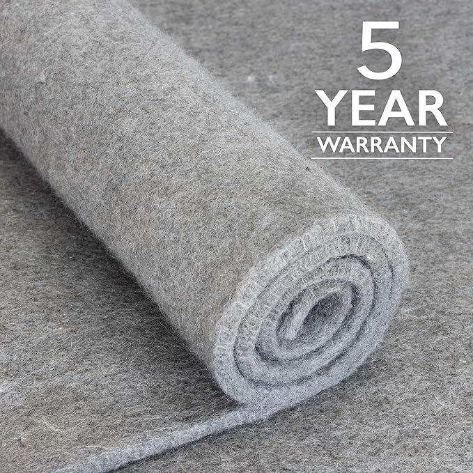 RUGPADUSA - Eco-Plush - 7'x9' - 1/4" Thick - 100% Felt - Premium Cushioned Rug - Image 5