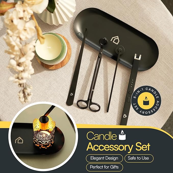 Candle Accessory Set 5 in 1 Candle Care Kit - Image 2