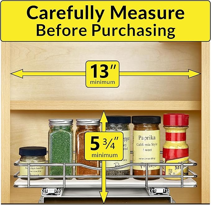 LYNK PROFESSIONAL® Pull Out Spice Rack Organizer - Image 4