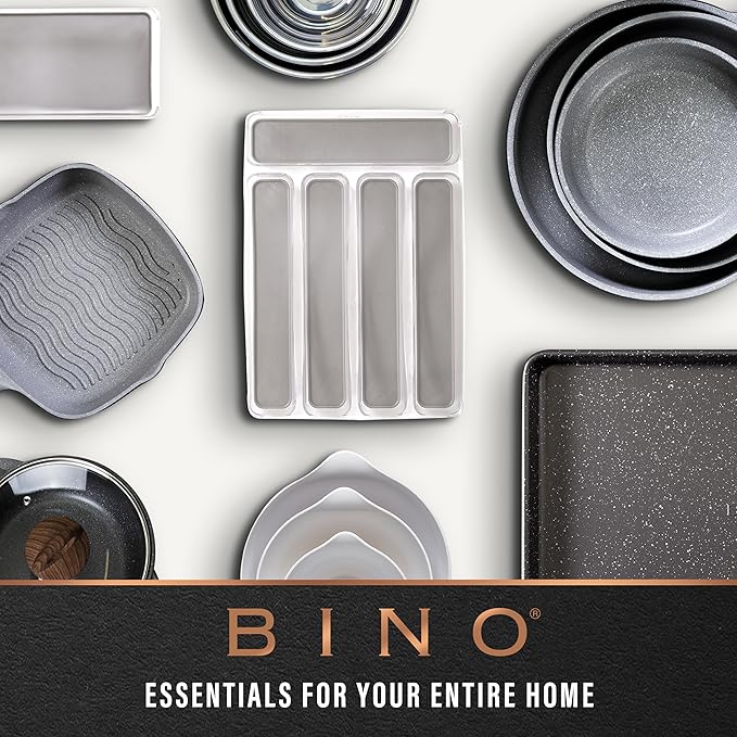 BINO | Woven Plastic Basket | Small, Space - Image 9