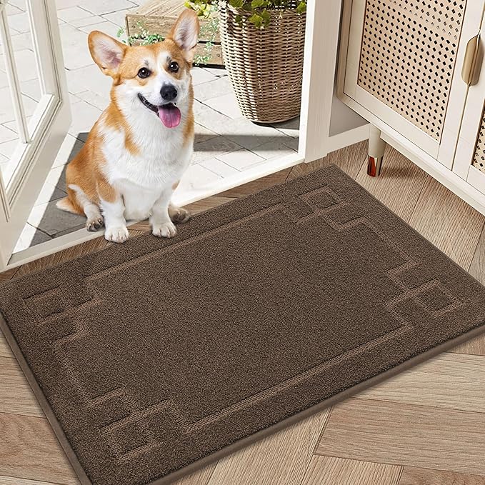 BEQHAUSE Door Mat 20" x 32", Non-Slip Door Mats Indoor Entryway Rugs Washable by BEQHAUSE