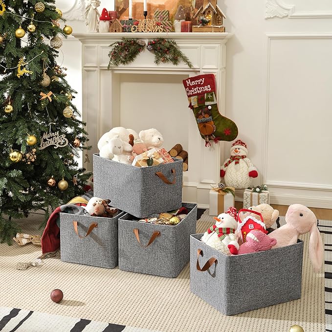 GRANNY SAYS Storage Baskets for Shelves, Closet Organizer Bins, Clothes Storage - Image 2
