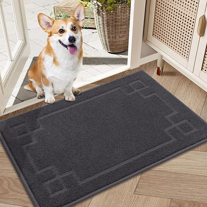 BEQHAUSE Door Mat 20" x 32", Non-Slip Door Mats Indoor Entryway Rugs Washable by BEQHAUSE