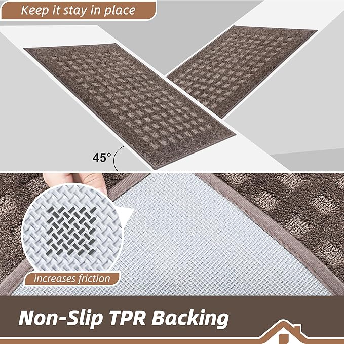 BEQHAUSE Waffle Door Mats Indoor 32"x48", Dog Mat - Image 5