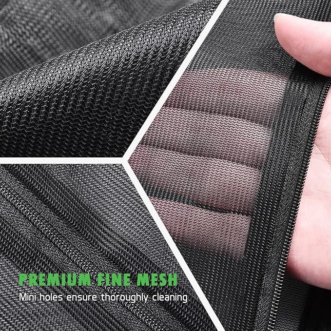 2 Pack Mesh Laundry Bags 24 x 32 inch Laundry Garment Bag Mesh Large Lingerie - Image 3