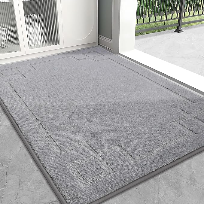 BEQHAUSE Door Mat 32" x 48", Non-Slip Door Mats Indoor Entryway Rugs Washable - Image 9