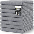 Homaxy Premium Kitchen Towels, Large Cotton Kitchen Hand Towels, Flat and Terry by Homaxy